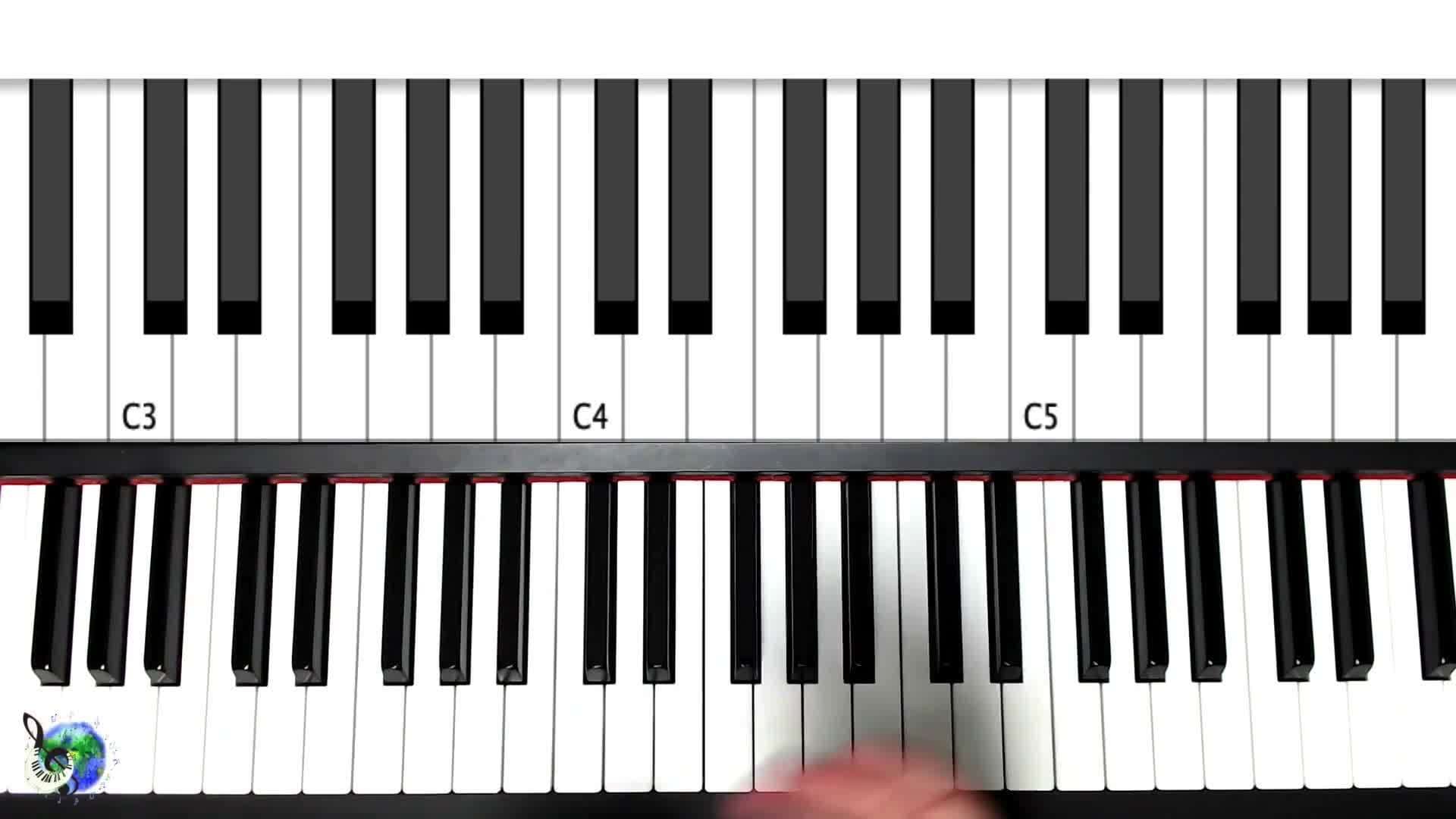 Jingle Bells on Piano Easy Tutorial