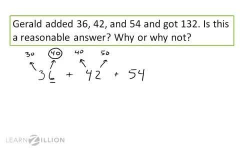 Assessing the Reasonableness of Sums Using Rounding