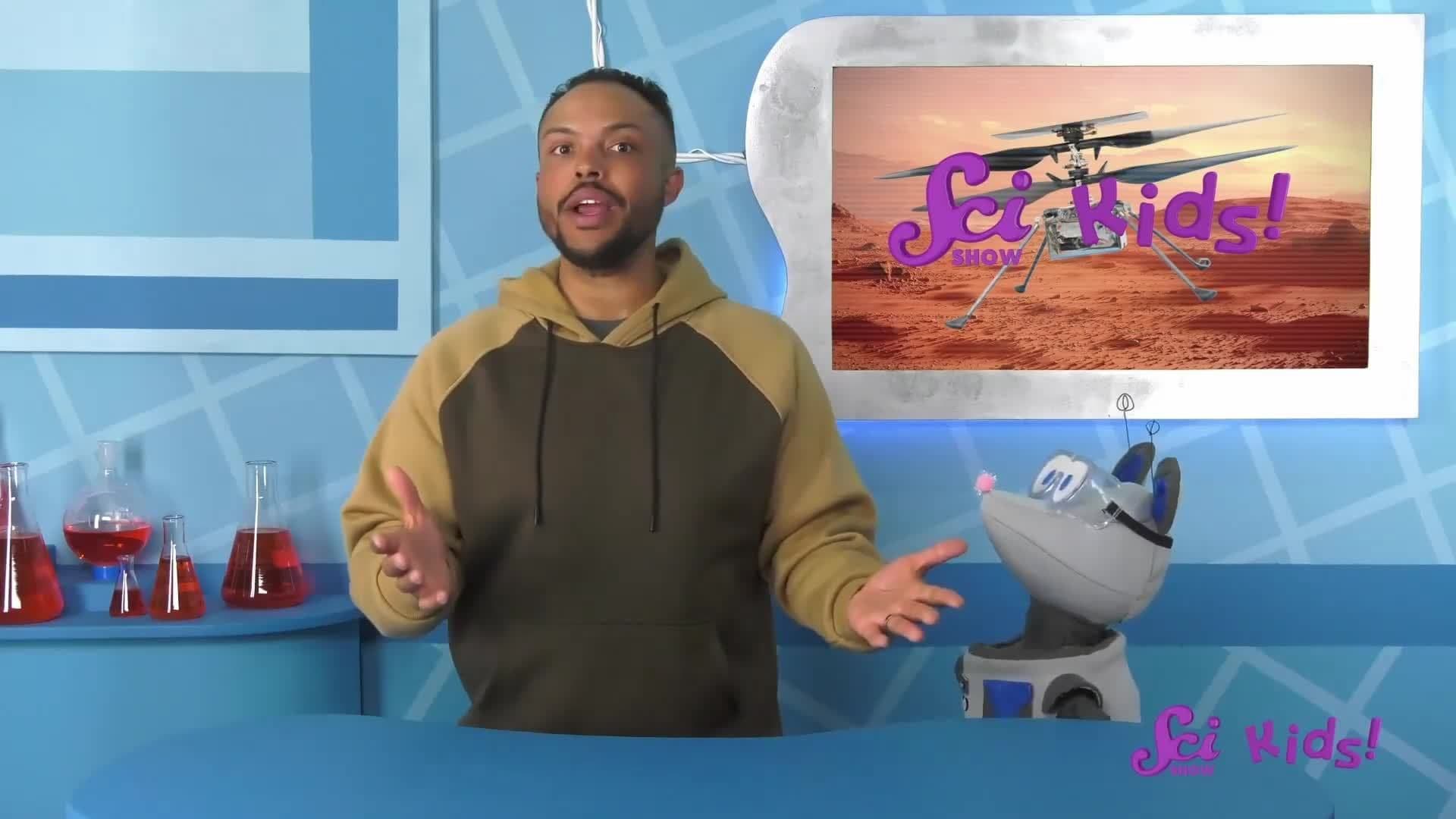 How Do Helicopters Fly? | Experiment | Let's Explore Mars! | SciShow Kids