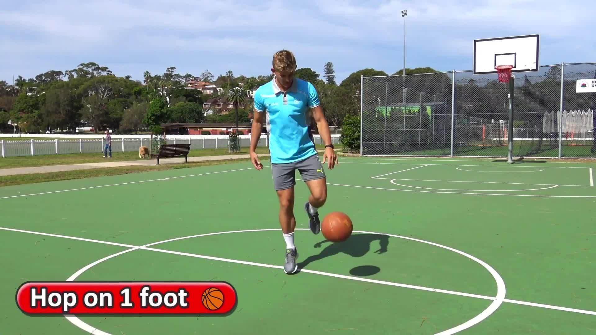 Bouncing challenges: Part 2 (grades K-3) | Basketball skills in PE