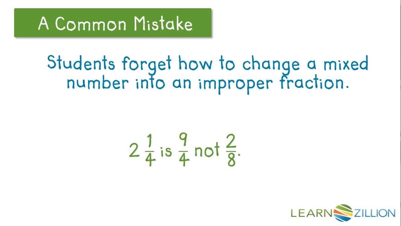 Finding the Product of a Fraction and a Mixed Number Using Area Models