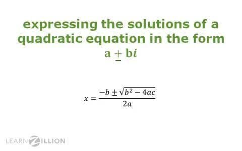 Solving Quadratic Equations with Real Coefficients