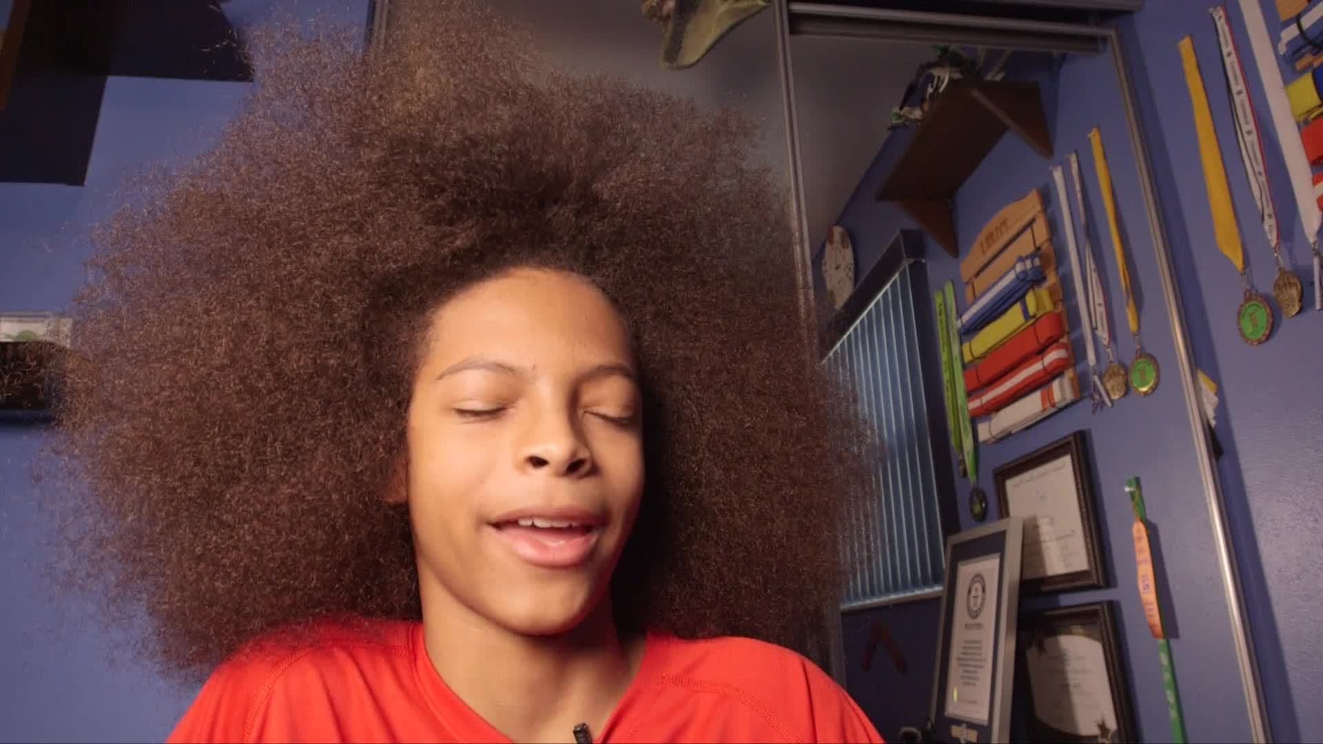 World's Largest Male Afro