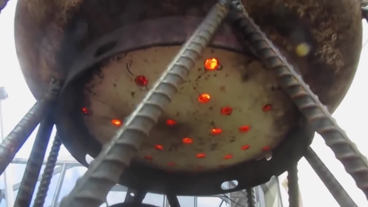Pouring molten aluminum into a pool!!