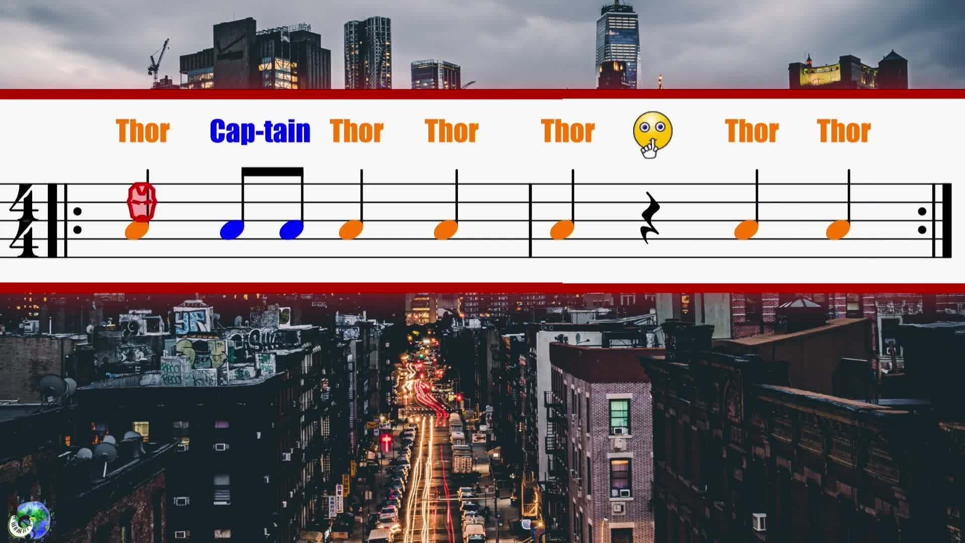 Rhythms for Kids: Avengers Rhythm Play-Along! [BEGINNER VERSION]