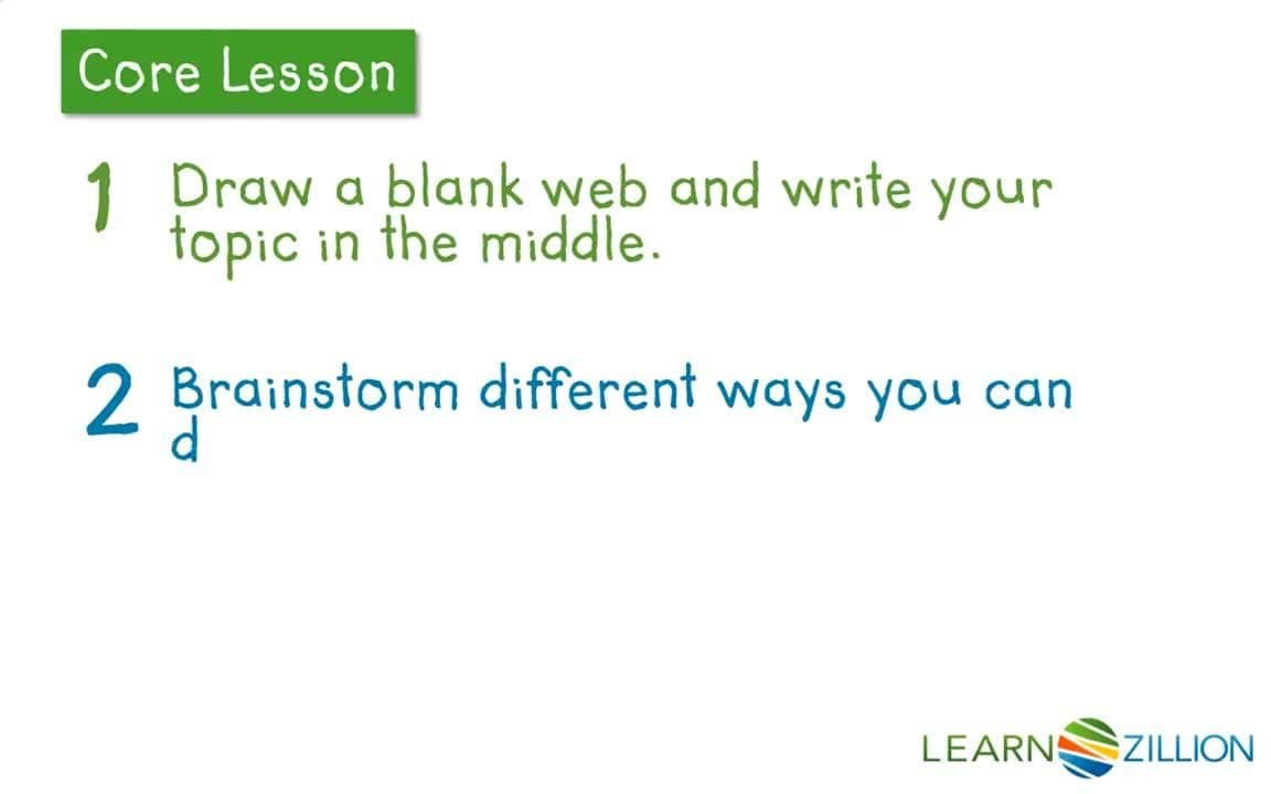 Bringing Your Topic to Life: Constructing a Web with Adjectives