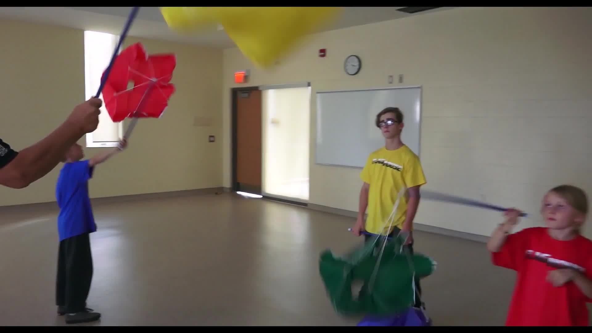 3 Colorful Resistance Phys Ed Activities (Ep. 41 - Wind Wands)