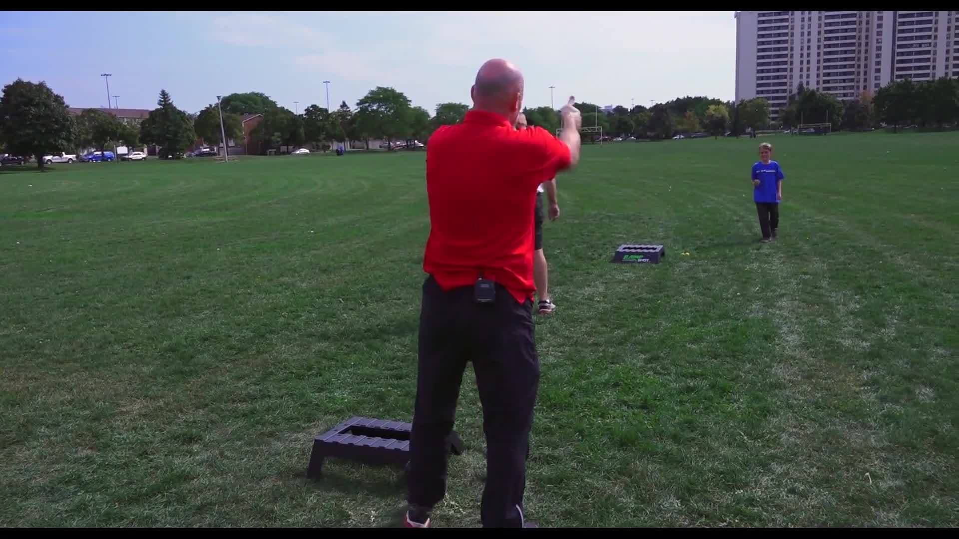 A Great Phys Ed Game for Outdoors (Ep. 27 - Ramp Shot)