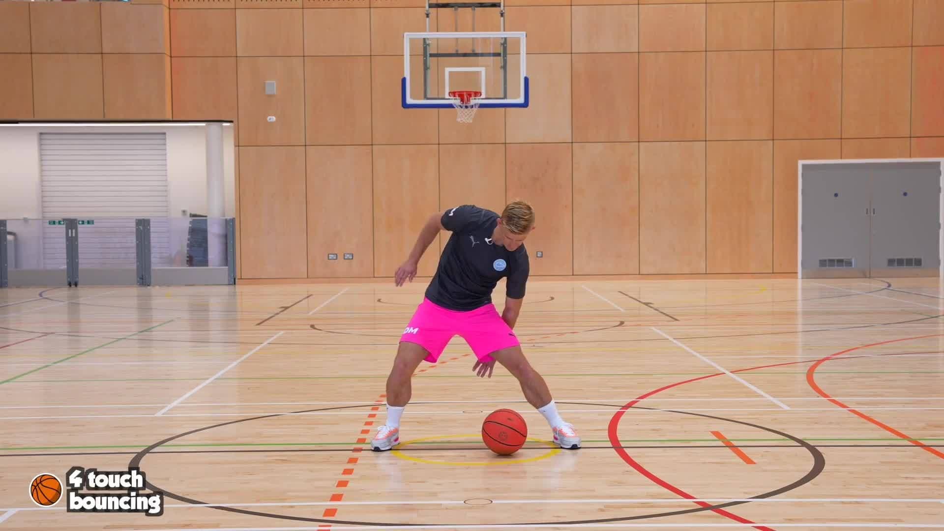 Basketball - 4 touch bouncing