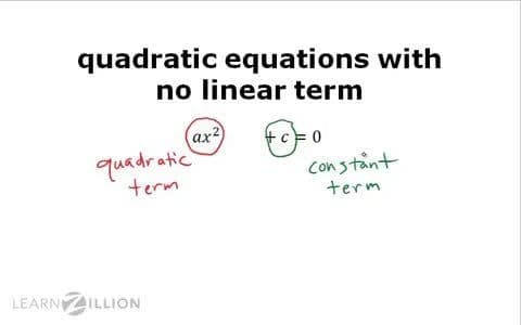 Determining Real or Imaginary Solutions of Quadratic Equations with No Linear Term