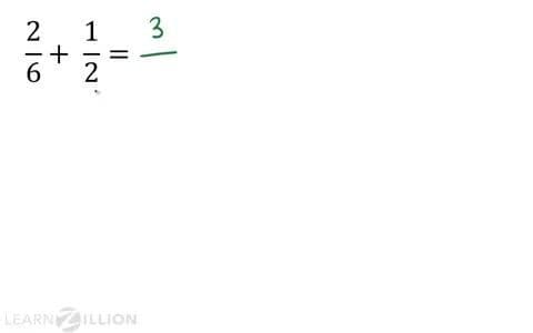 Adding and Subtracting Fractions with Unlike Denominators