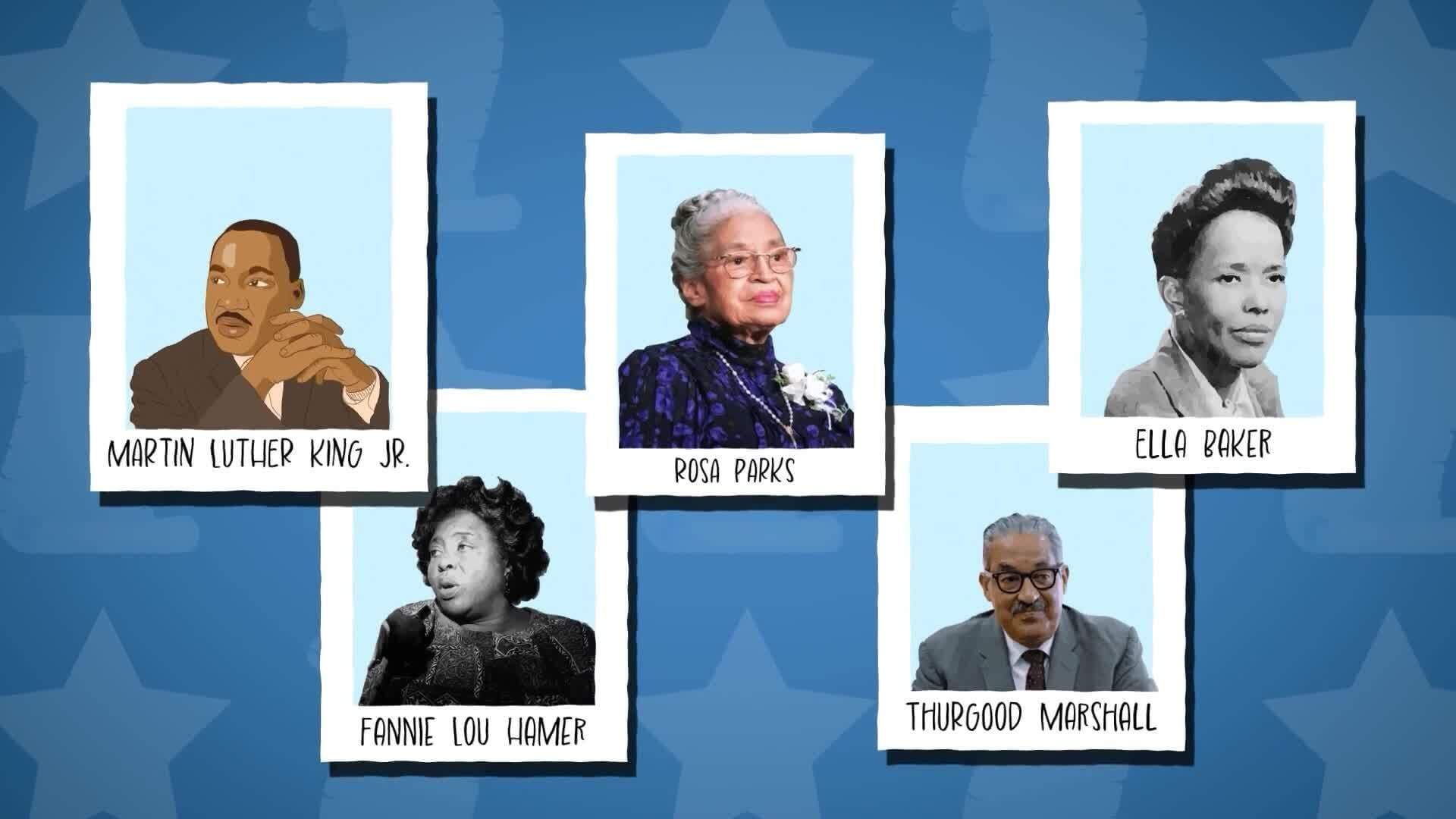 I WONDER - Who Were The Key Figures In The American Civil Rights Movement?
