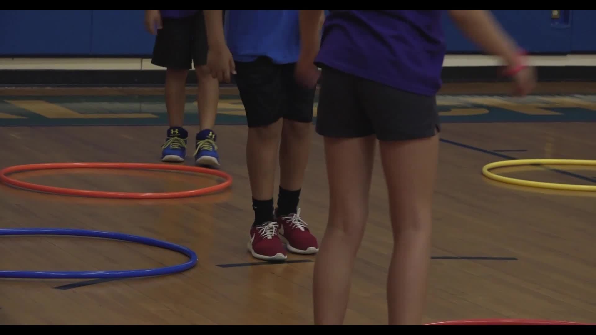 3 Simple Hoop Activities for PE (Ep. 74 - CATCH Hoops)