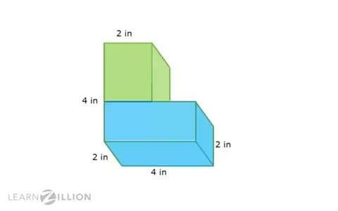 Finding Volume of Composite Figures: Additive Property of Volume