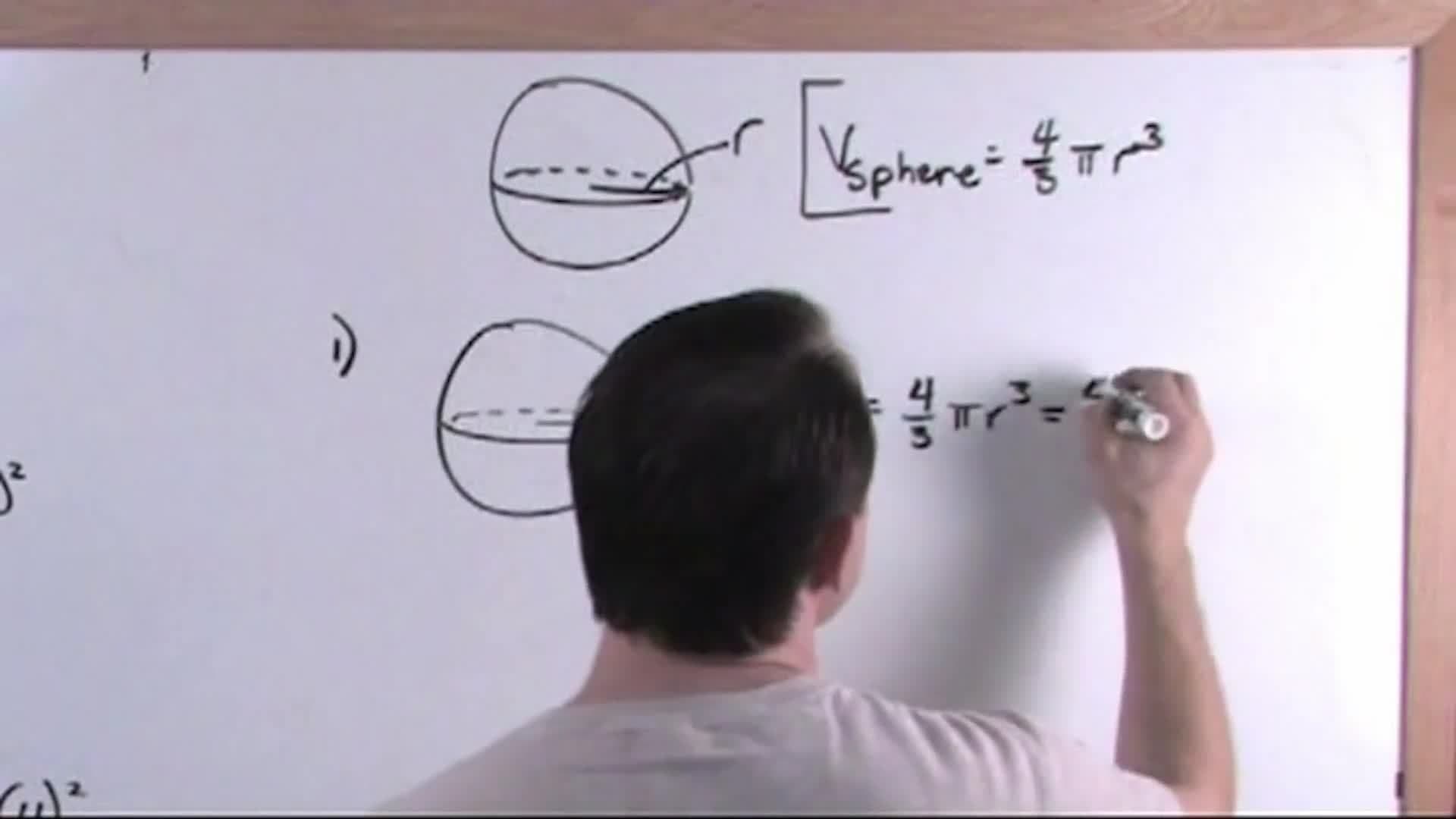 Cylinders, Cones and Spheres: Calculating the volume of a sphere
