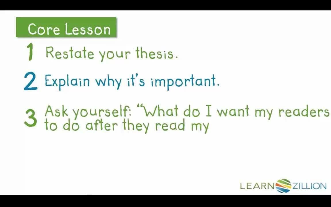 Crafting a Powerful Conclusion: Restating Your Thesis and Encouraging Action