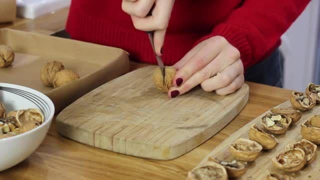 DIY Walnut Advent Calendar