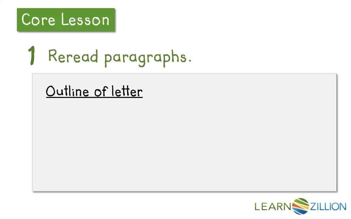Writing a Compelling Letter: Revising Paragraph Order