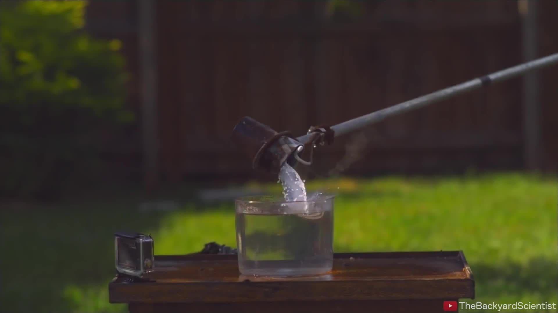 Computer Duster + Water = EXPLOSION!?