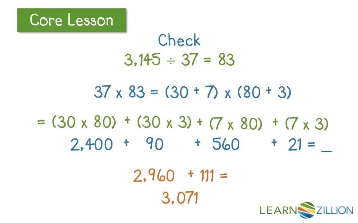 Checking Quotients With and Without Remainders Using Multiplication