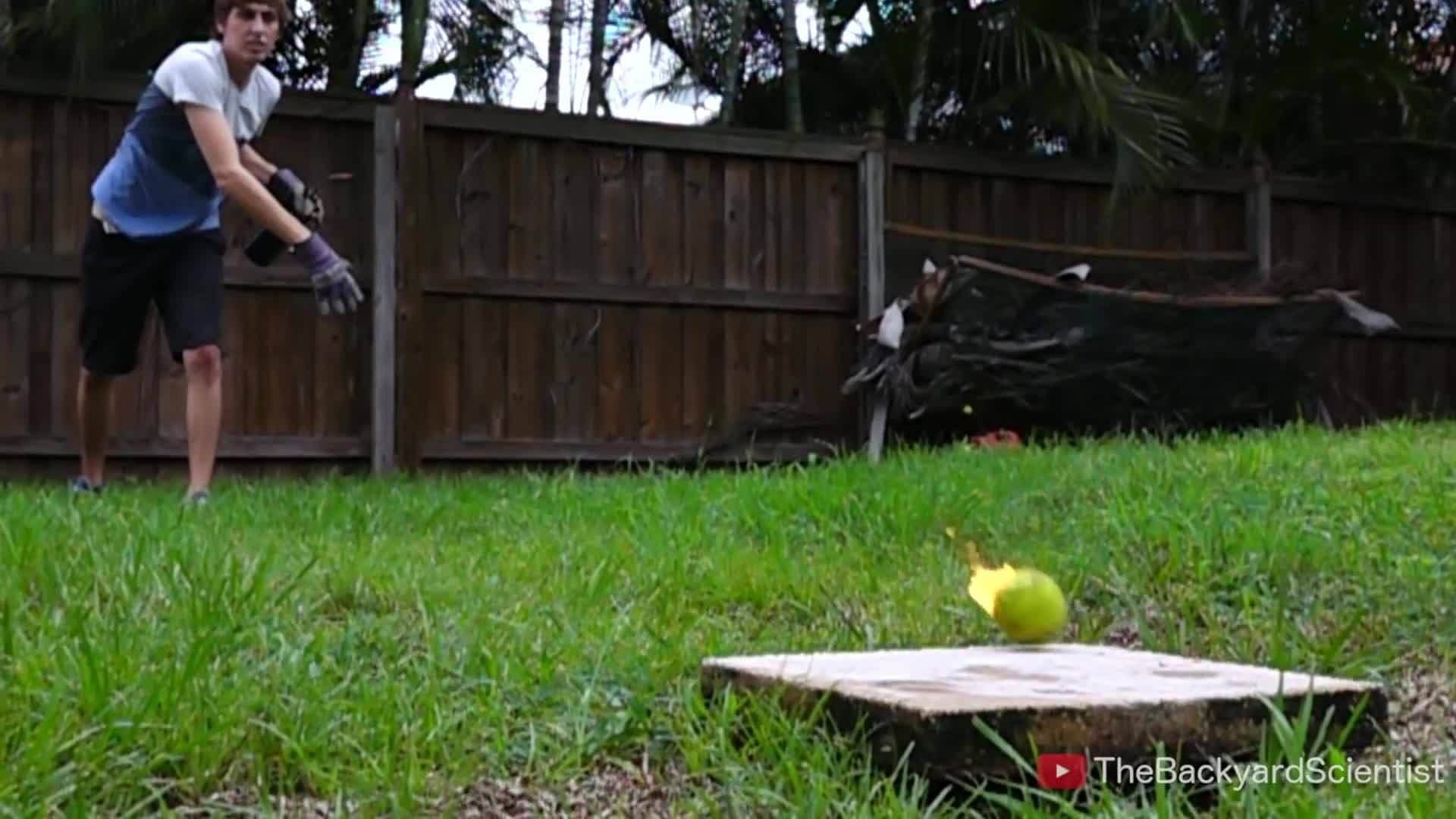 Real-life Mario Fireballs ---- SMS#1