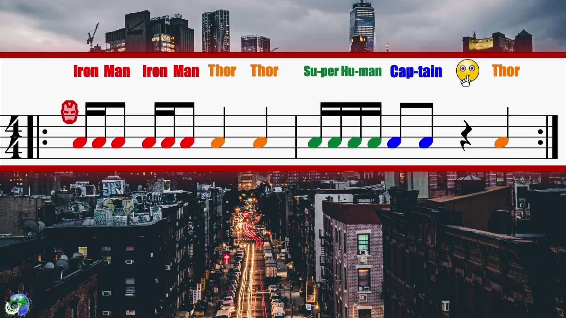 Rhythms for Kids: Avengers Rhythm Play-Along! [ADVANCED VERSION]