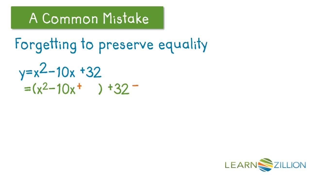 Finding the Minimum Value of a Quadratic Function by Completing the Square