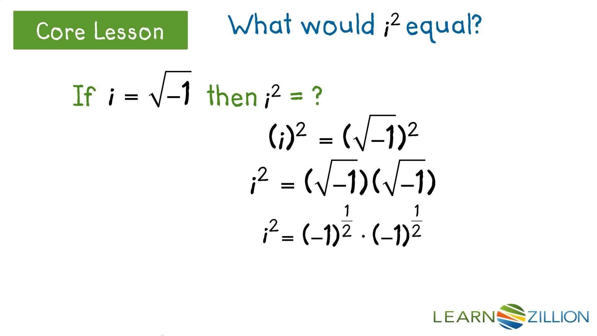 Introduction to Imaginary Numbers