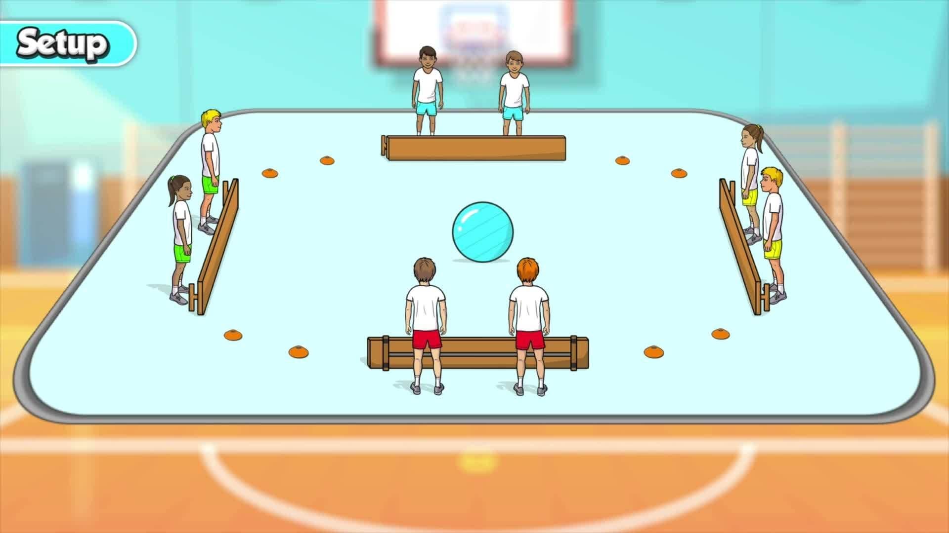 Bash the boulder - whole class PE game