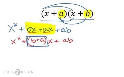 Factoring Quadratics Using Factor Sums