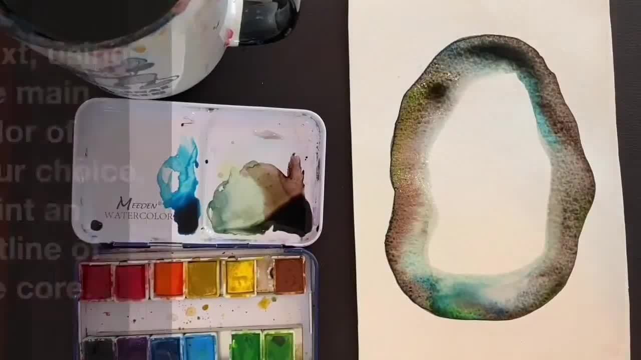 How to Paint a Geode