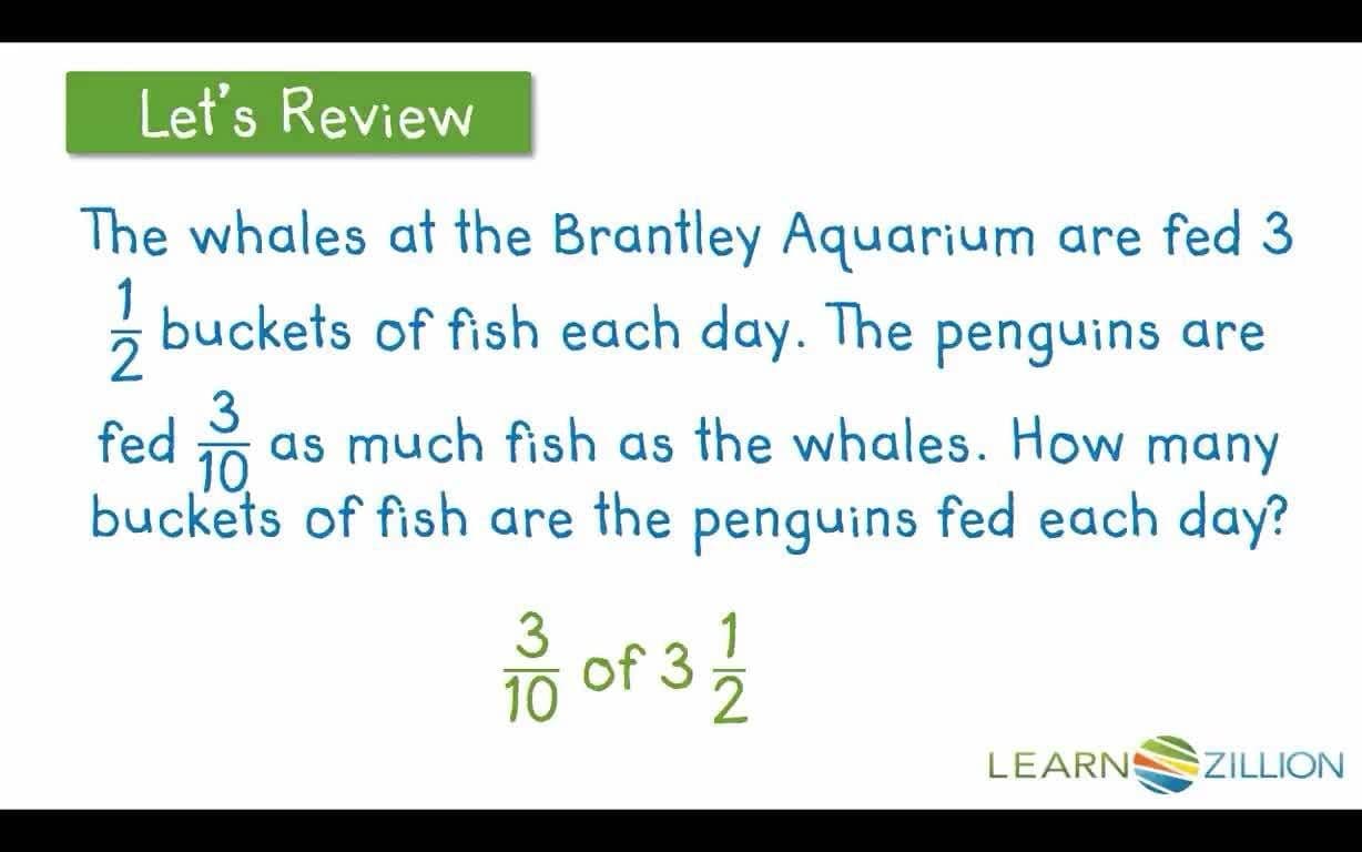 Multiplying Fractions by Fractions Using Area Models