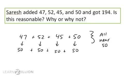 Assessing the Reasonableness of Sums Using Clustering