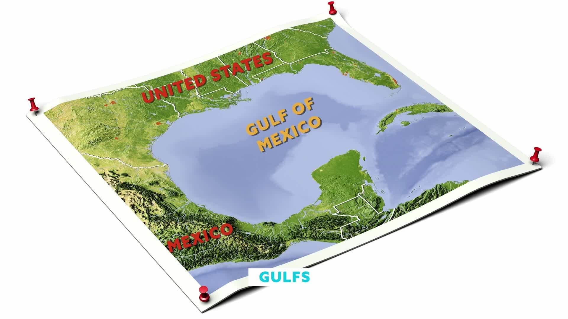 Bodies of Water by Land: Bays, Gulfs, and Coves