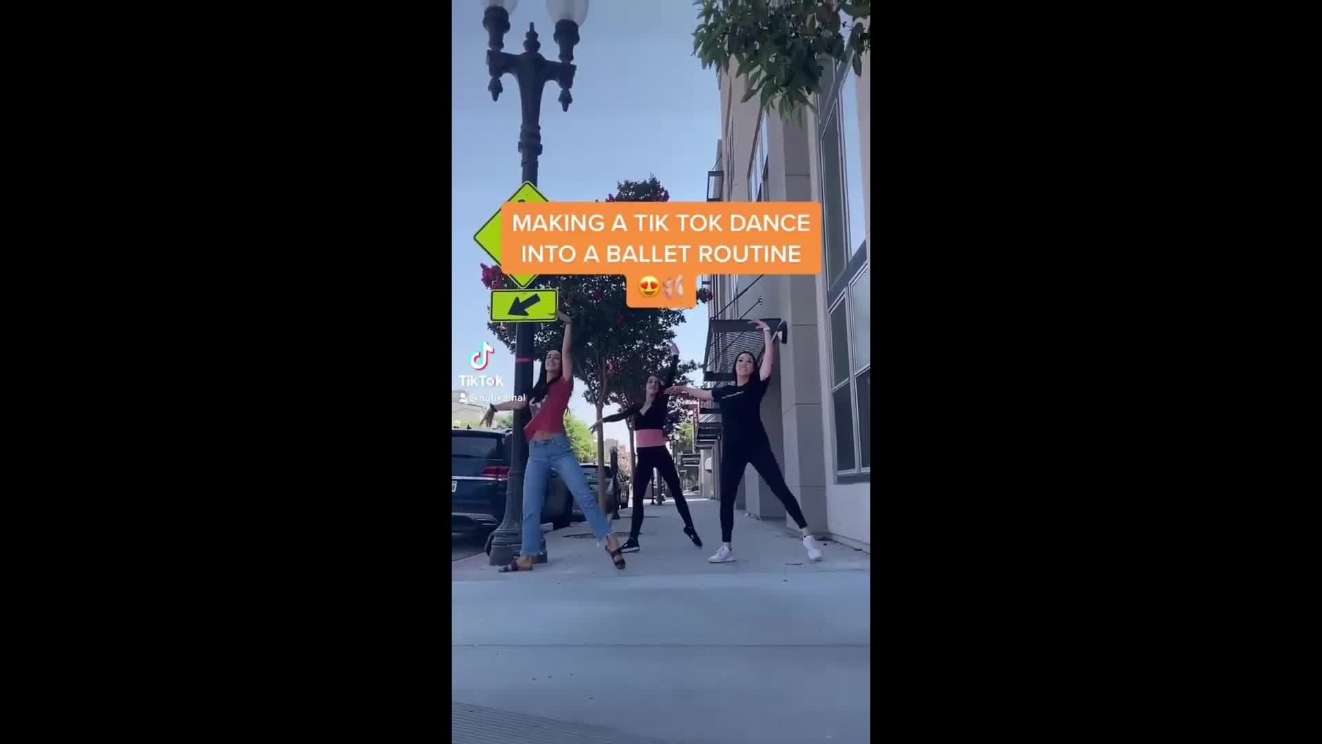 BALLERINAS TRY TIKTOK