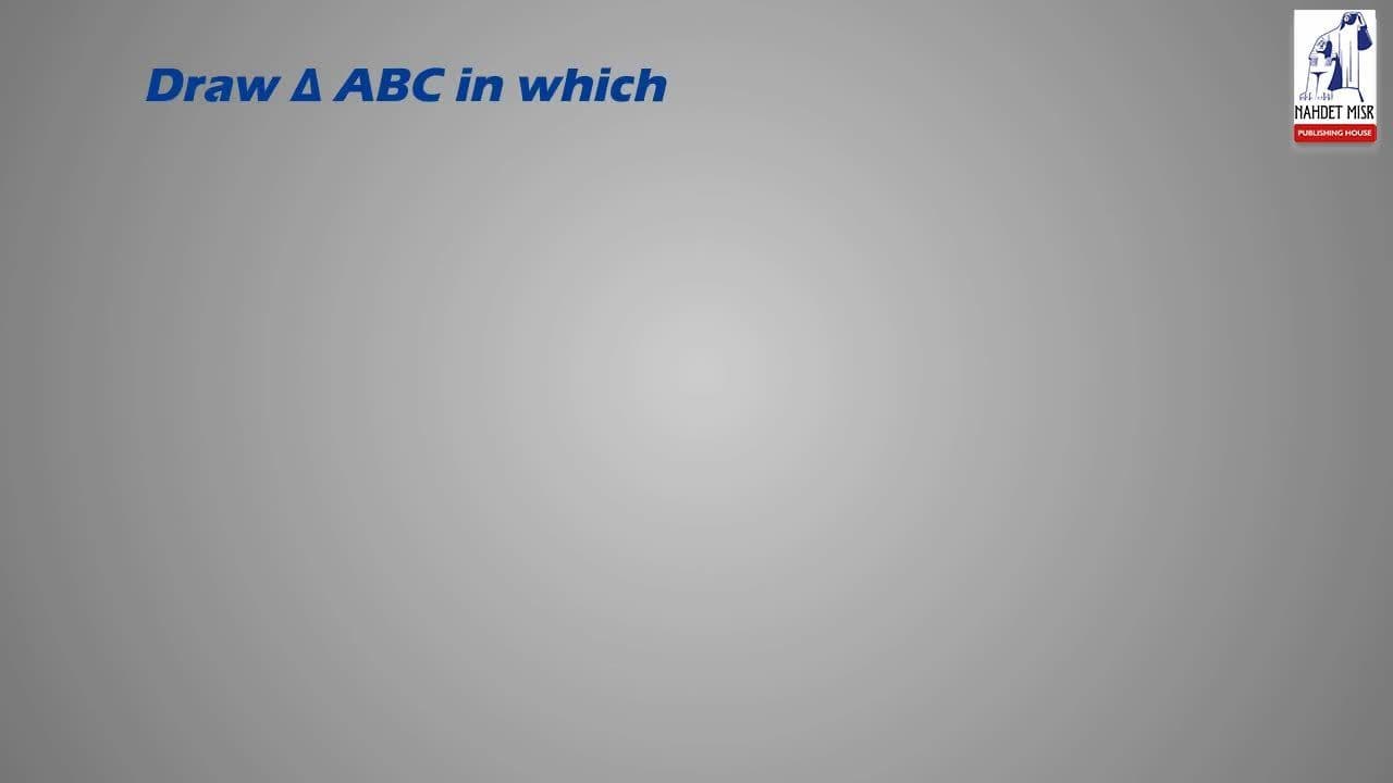 Drawing a triangle given the measures of two angles