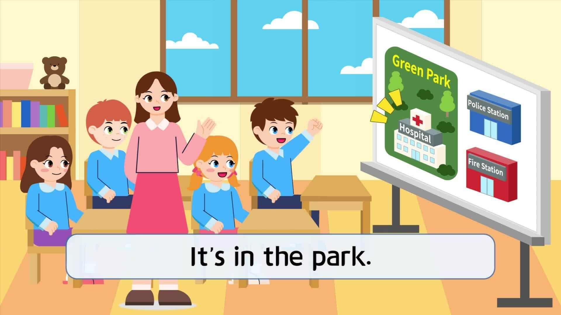 38. It’s in front of the park.