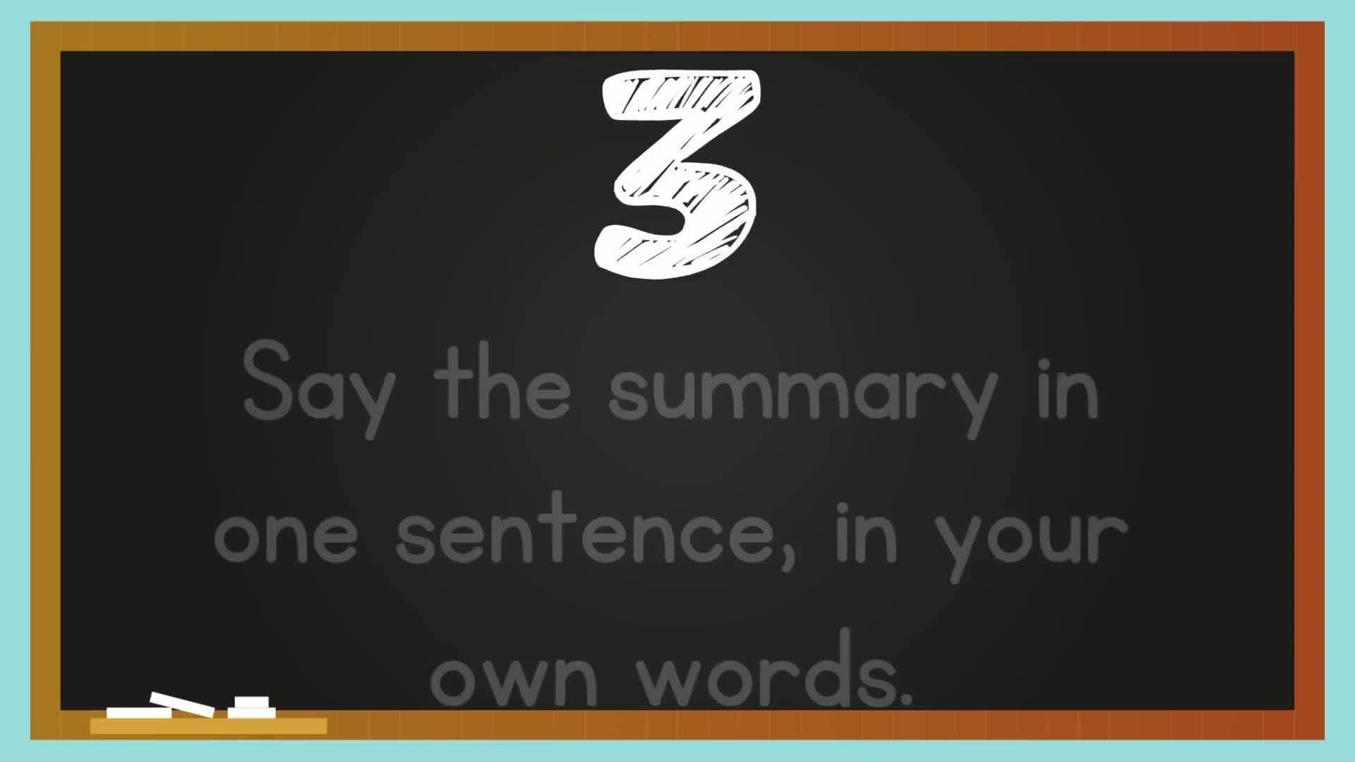 Summarizing {Comprehension}