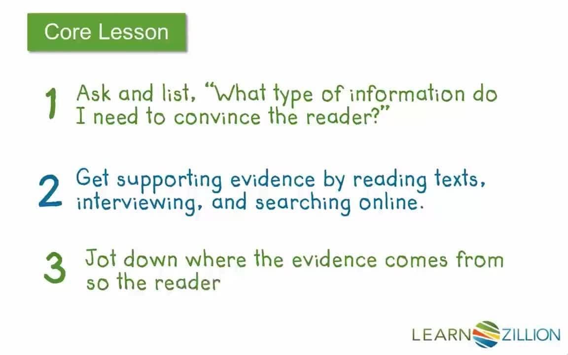 Collecting Evidence to Support Your Argumentative Essay