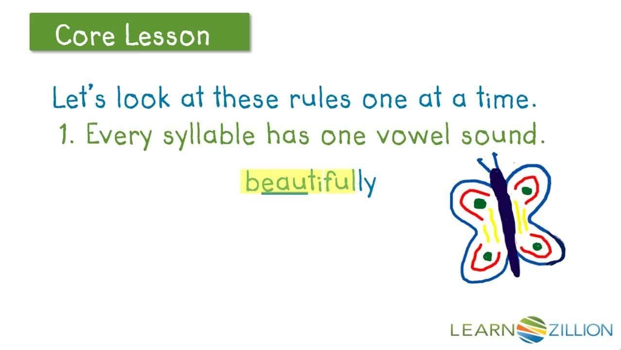Counting Vowel Sounds to Recognize Syllables