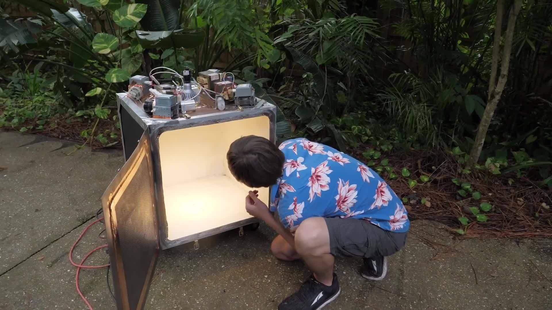 DIY MEGA Microwave! - Microwaving a Microwave