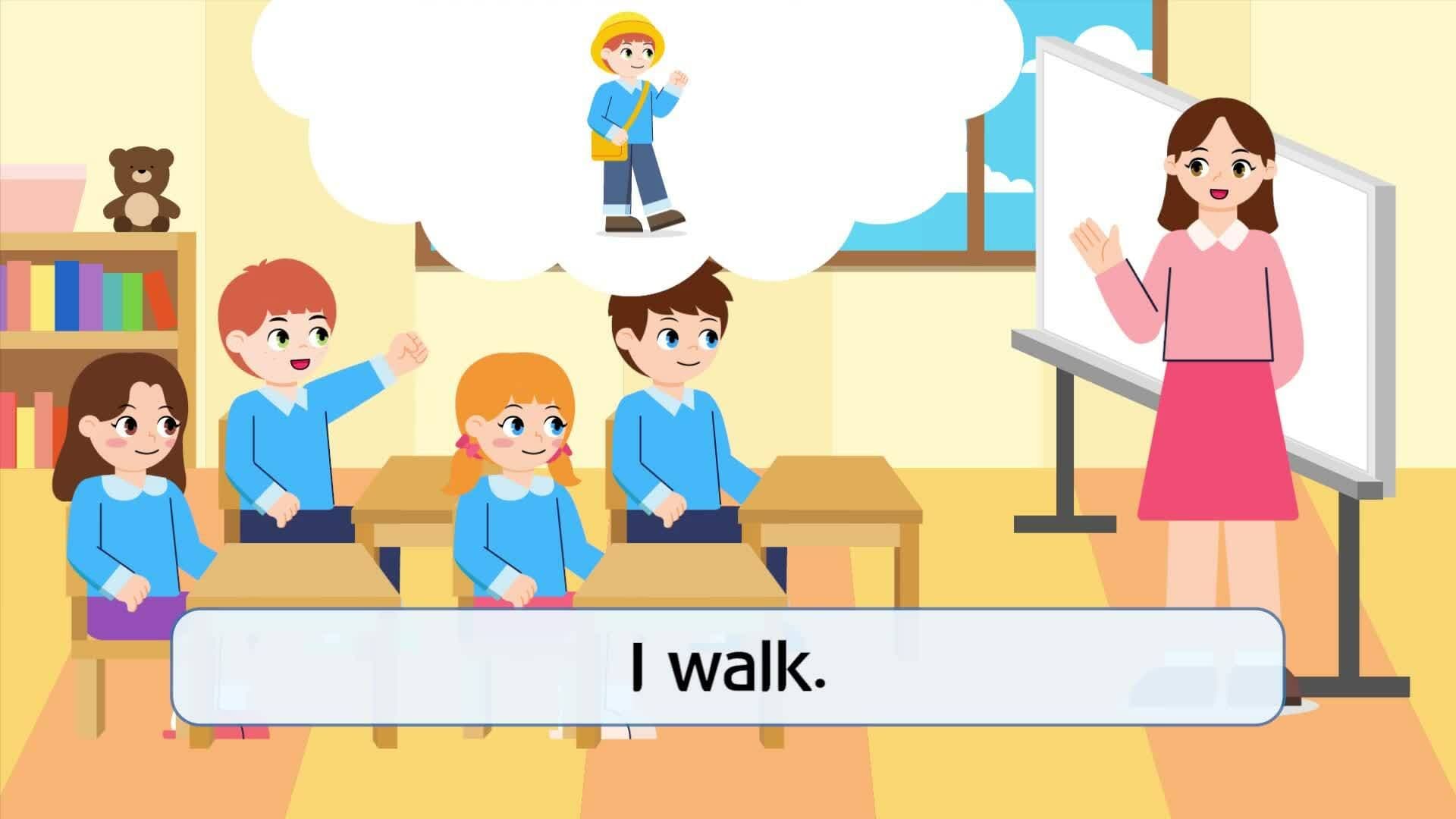 25. How do you get to school?