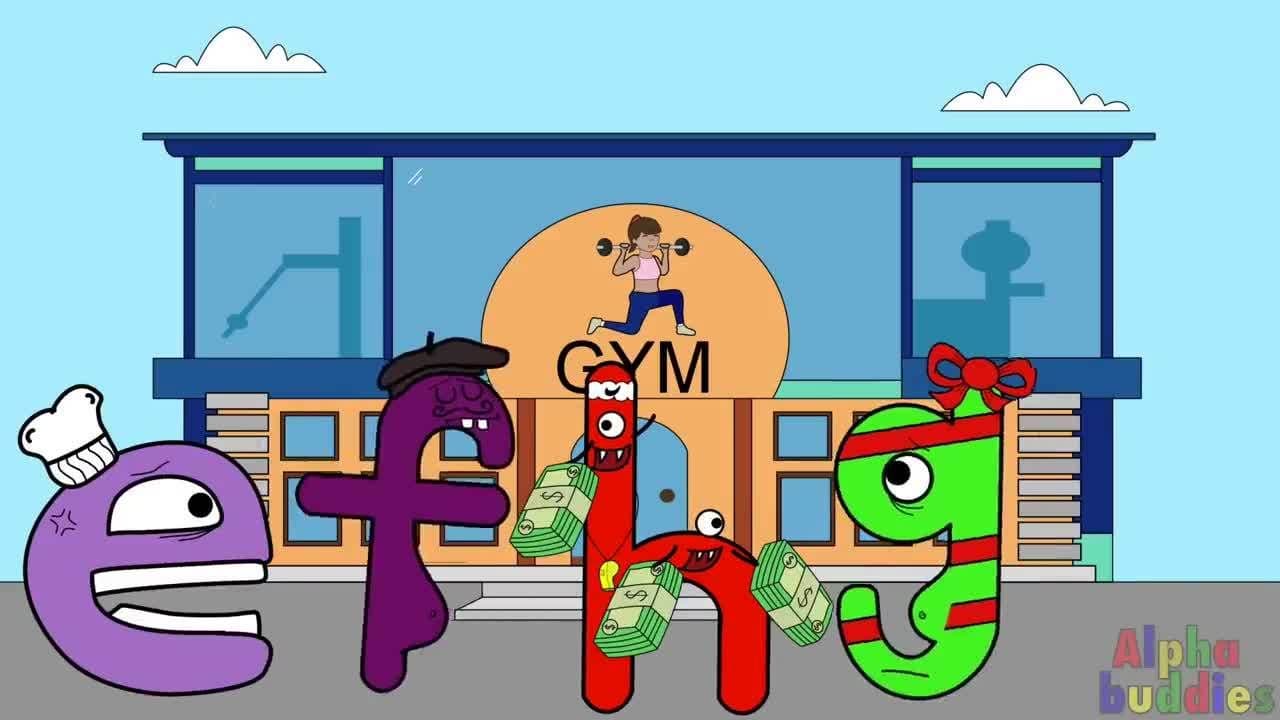 Abc Phonics For Kids | Letter E-F-G-H | The Alphabuddies Ep.8