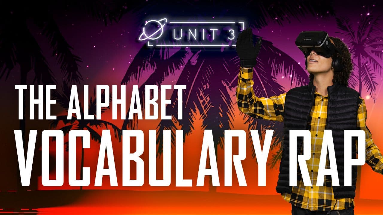 The alphabet: Part 4 - Vocabulary Rap