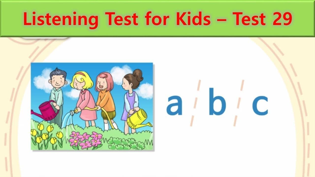 Listening Test 29