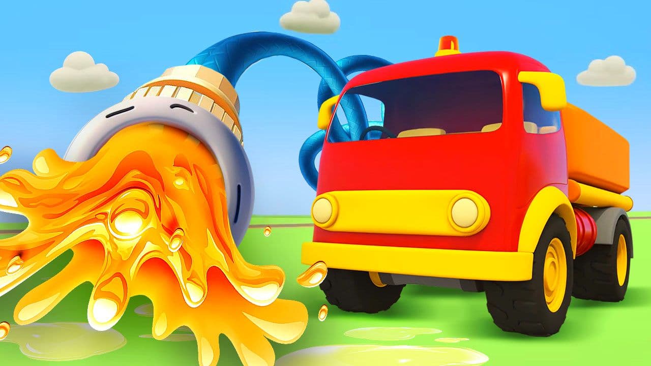 Multicolored Fuel Trucks