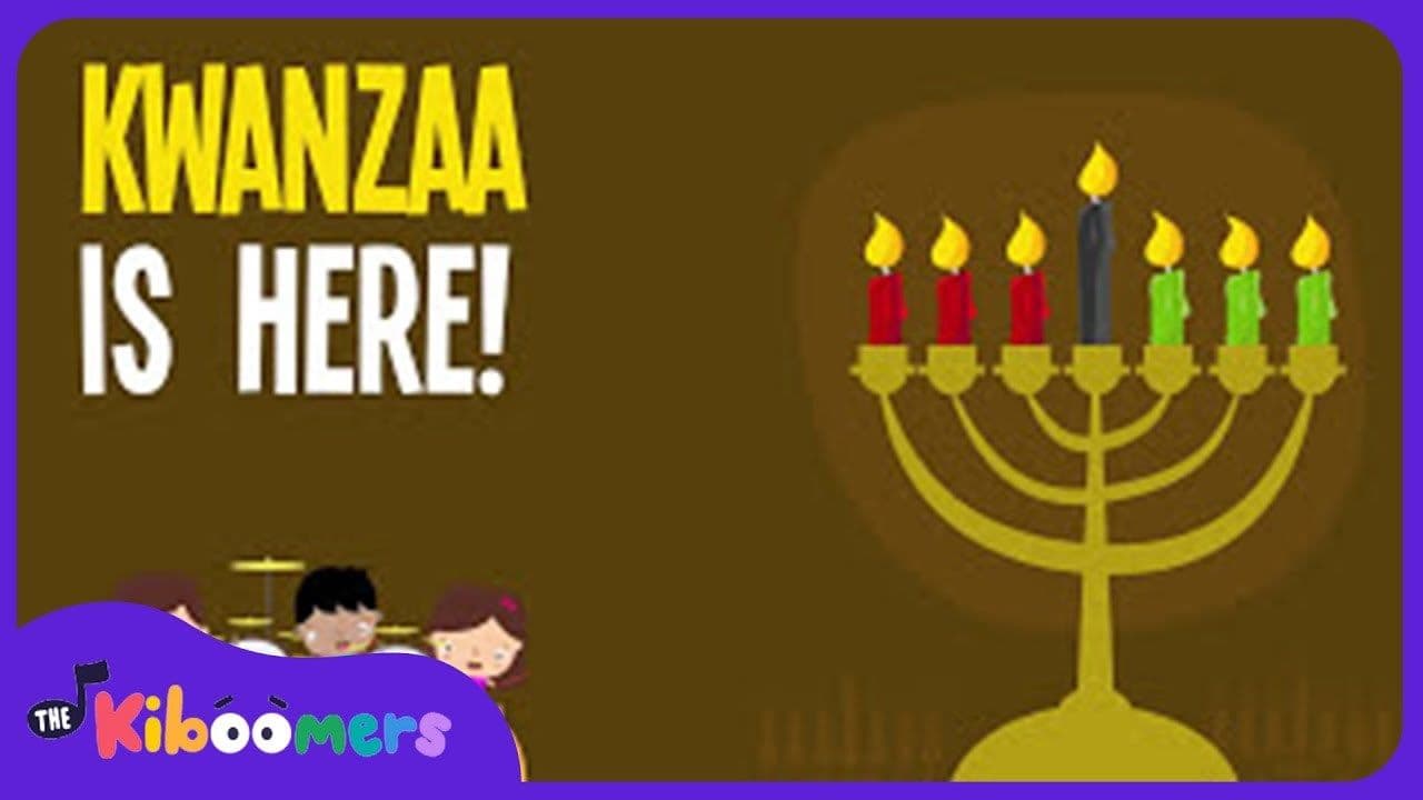 Kwanzaa Songs for Kids | Kwanzaa is Here | Lyric Video | The Kiboomers