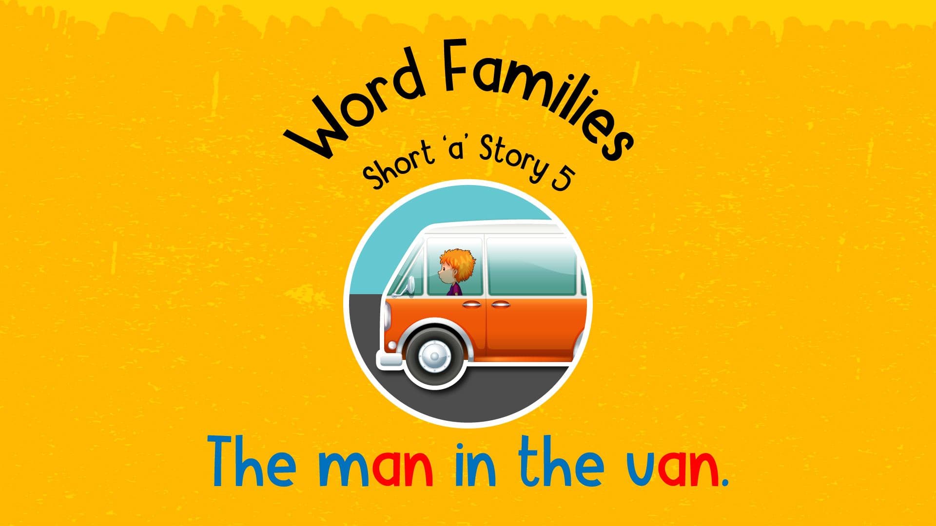 Learn to Read Short A CVC Words: an Word Family