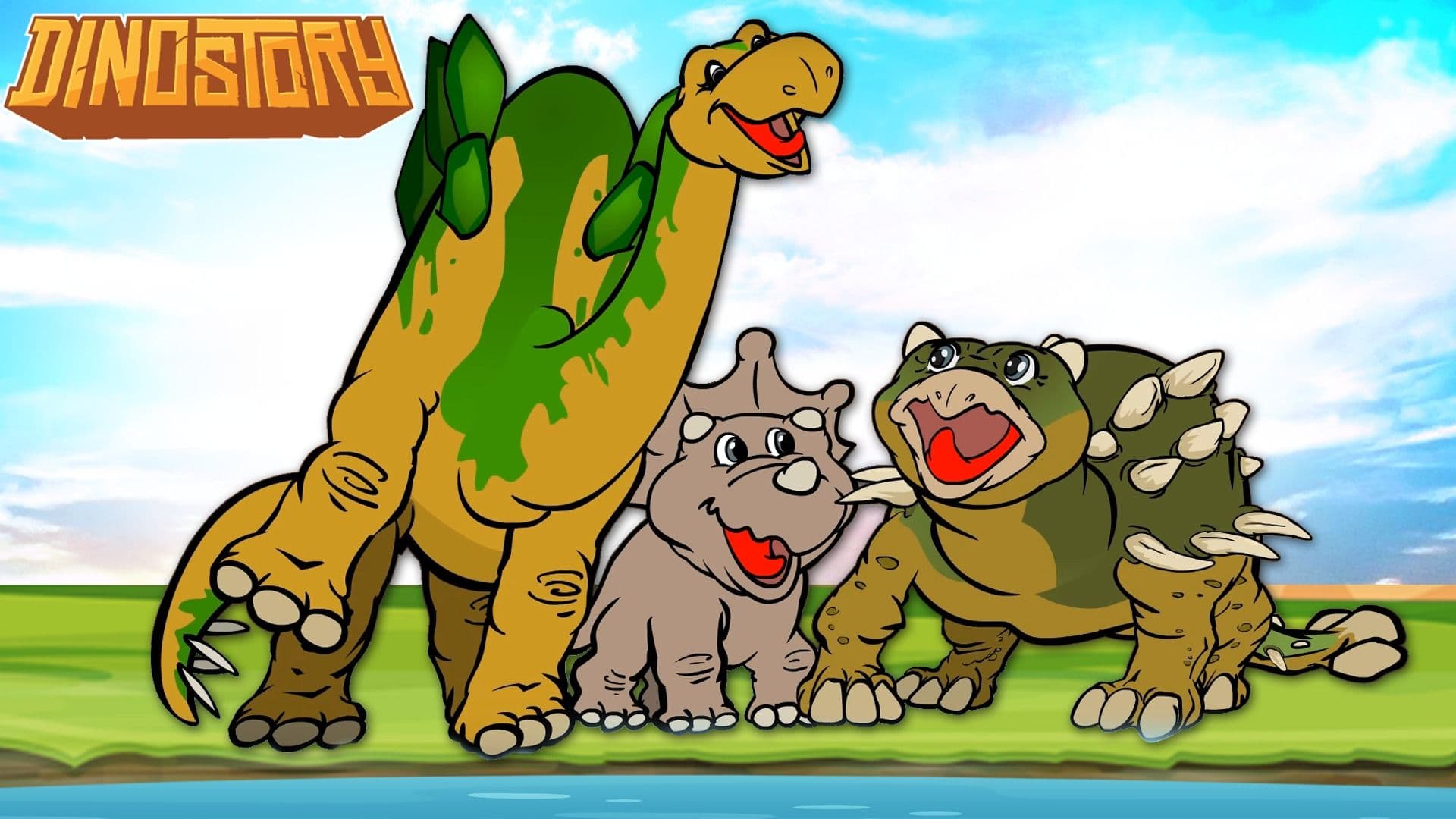 Dinosaurios Bebiendo Del Rio (Dinostory Episodio 5)