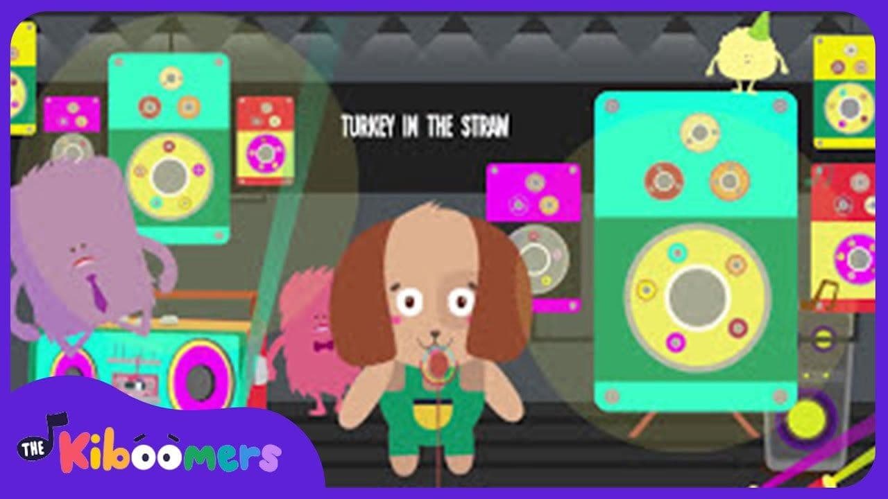 Turkey in the Straw | Songs for Kids | Nursery Rhyme | The Kiboomers | Thanksgiving